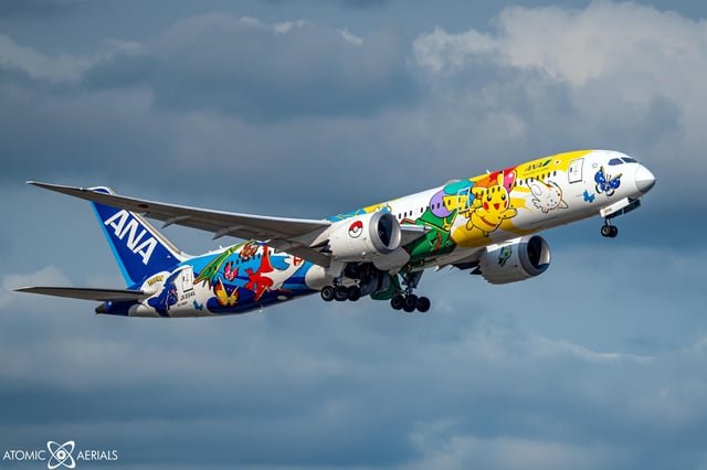GOTCHA! – Special livery on the Tokyo-Seattle route today