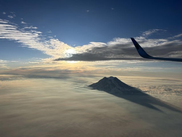 I love flying out of Seattle