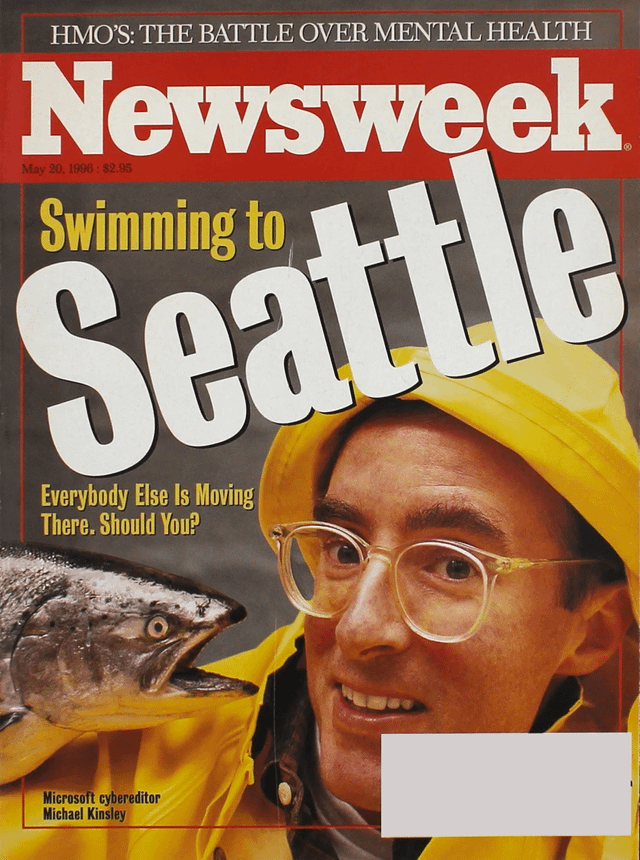 Every so often I think about this 1996 issue of Newsweek