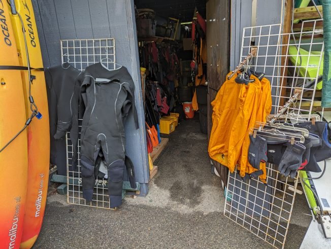 BIZNOTES: Two sales happening now – watercraft/gear at Alki Kayak Tours; ‘name your price junk’ at Razzie’s