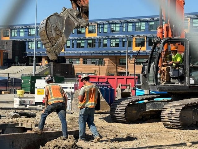 Seattle’s new $297-million high school was built on a peat bog. Then the foundation started settling