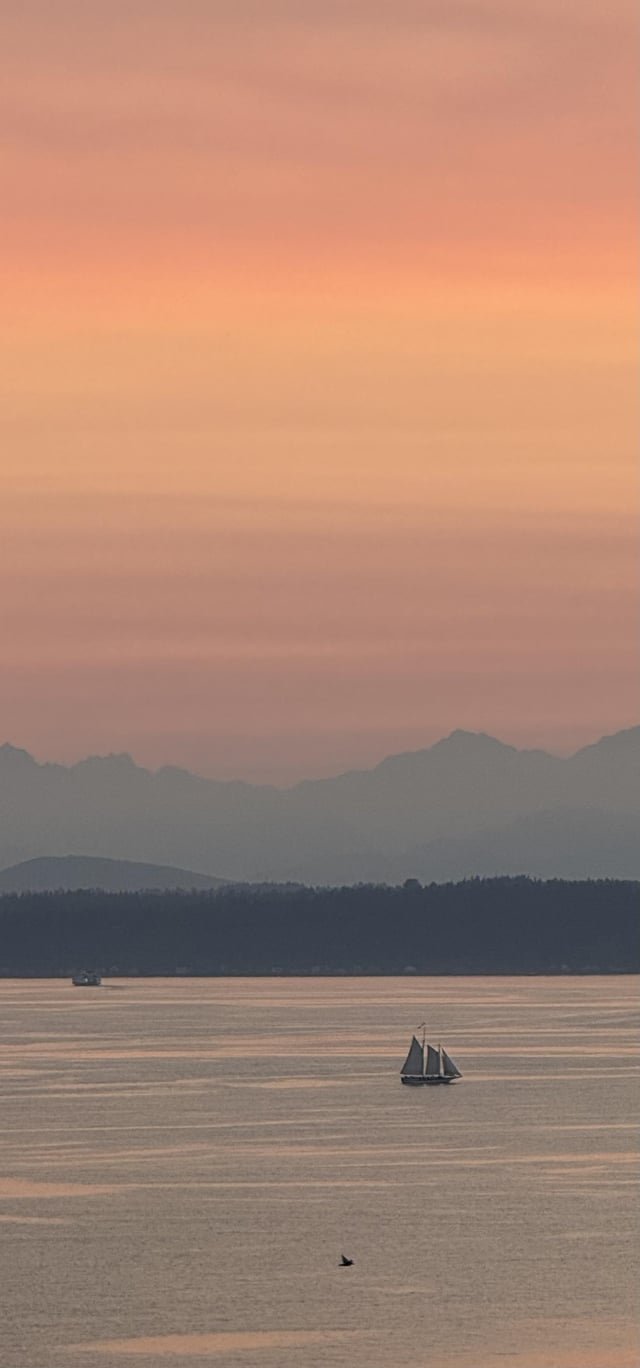 Summer is leaving Seattle, most magnificently.