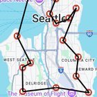 My best estimate for most efficient walking route between all Seattle Library locations