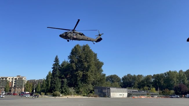 UPDATE: Short-lived helicopter drill over southeast West Seattle and vicinity