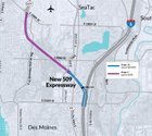 Tolling begins on the SR 509 Expressway at 5 a.m. Monday, Sept. 29!