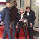 Bill Nye received a star on the Hollywood Walk of Fame today! Joel McHale and Ross Schafer from his Almost Live! days came out to celebrate with him