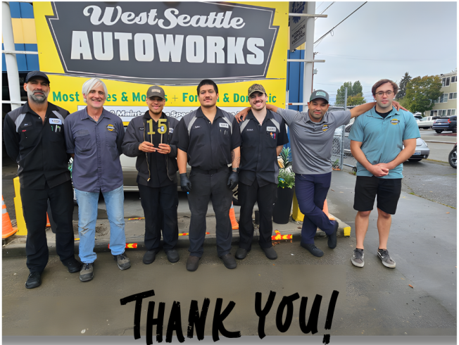BIZNOTE: Congratulations to West Seattle Autoworks for 15 years!