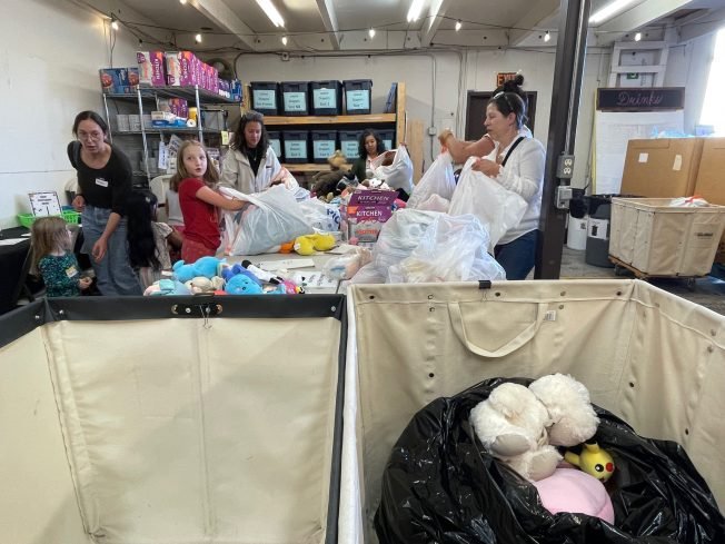 VIDEO: Little volunteers, big check highlight WestSide Baby ‘Sip and Sort’ event