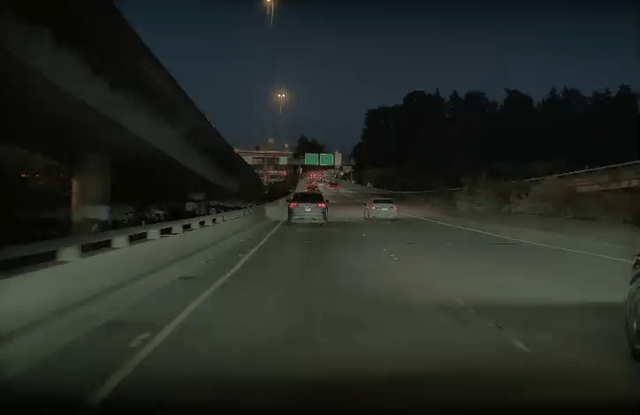 Traffic accident on Sunday night