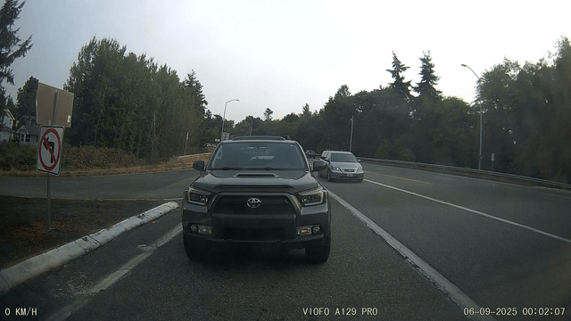 Lane cutting on the ferry