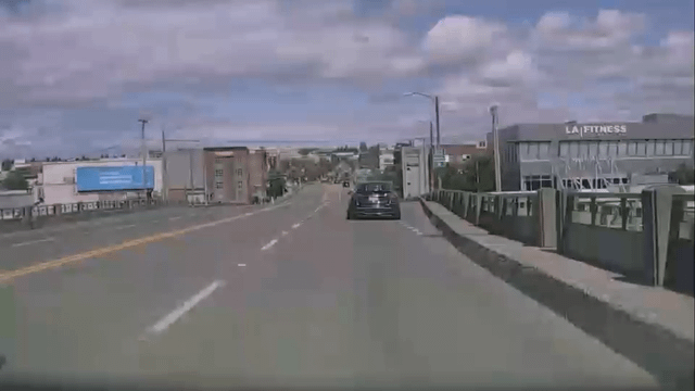 Close Call On Ballard Bridge