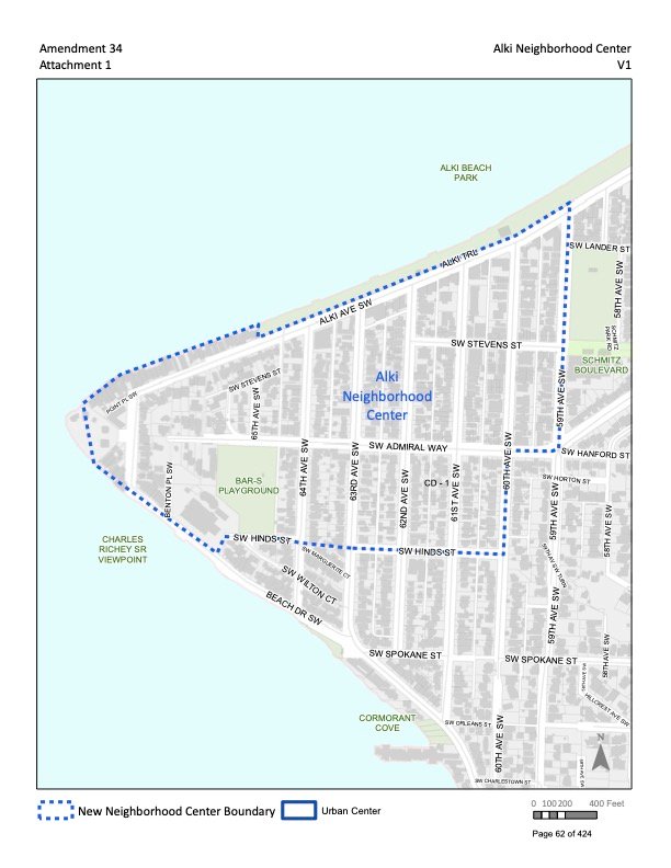 ZONING CHANGES: With big public hearing next week, last-minute Alki ‘Neighborhood Center’ proposal gets scrutinized