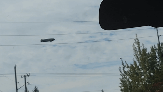 There’s a Good Year Blimp near Seattle!