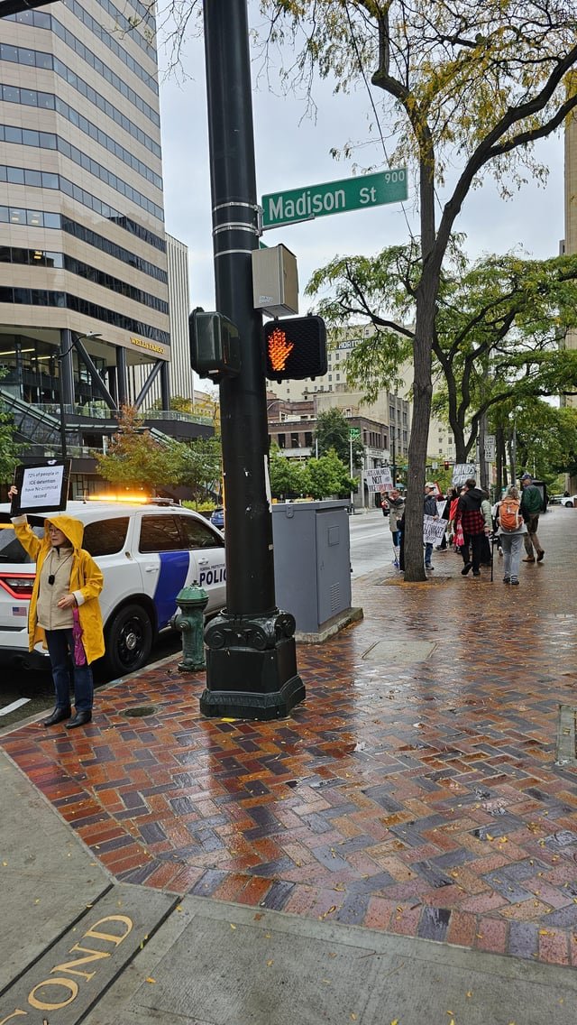 Scene from war ravaged Seattle 2025
