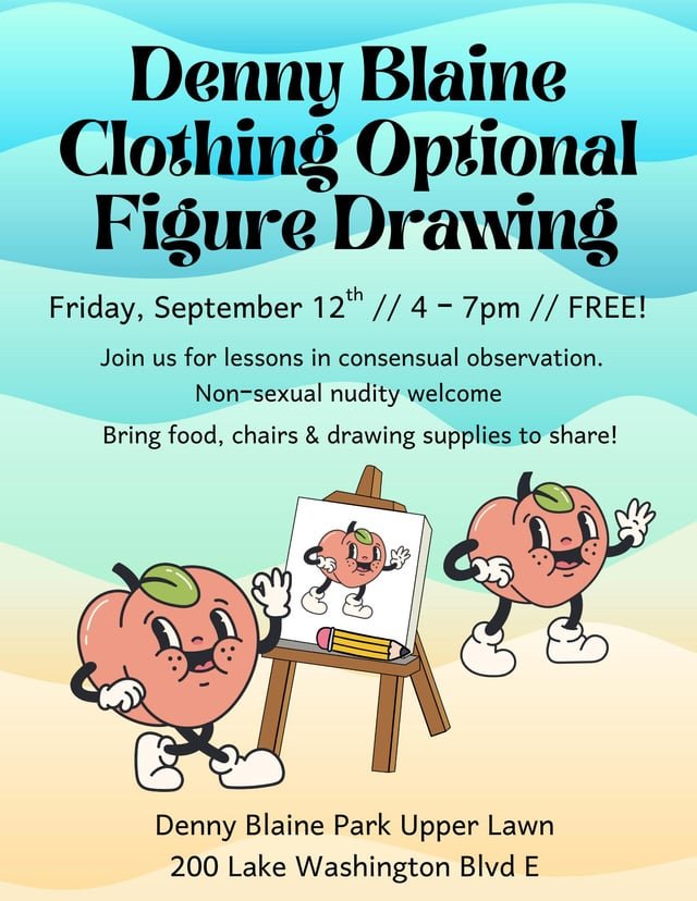 Fri 9/12- Denny Blaine Clothing Optional Figure Drawing