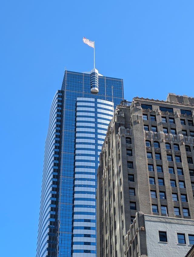 Checking in from war raveged Seattle. Our flag is still there.