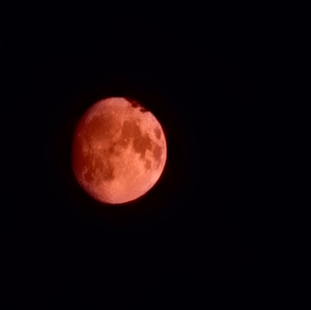 Never wished I had a telescope as bad as today!