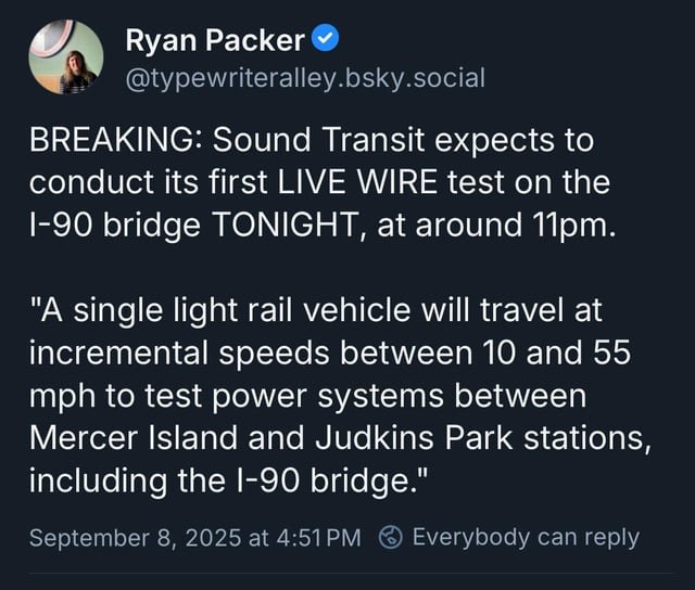 Finally ! Real testing on i90 bridge TONIGHT!!!