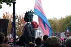 A couple good photos I got from yesterday’s No Kings protest