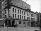 One of my fave buildings in Pioneer Square. 1904 photo of the 1901 Capital Brewing Company building. CBC changed their name to Olympia Brewing in 1902. Home of the Capital Hotel and Tumwater Saloon. Today home to Arundel Books. The fabulous original interior is worth a visit. A cathedral to beer!