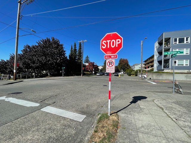 FOLLOWUP: New 44th/Oregon all-way stop explained