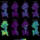 I made some maps showing how people travel to work here