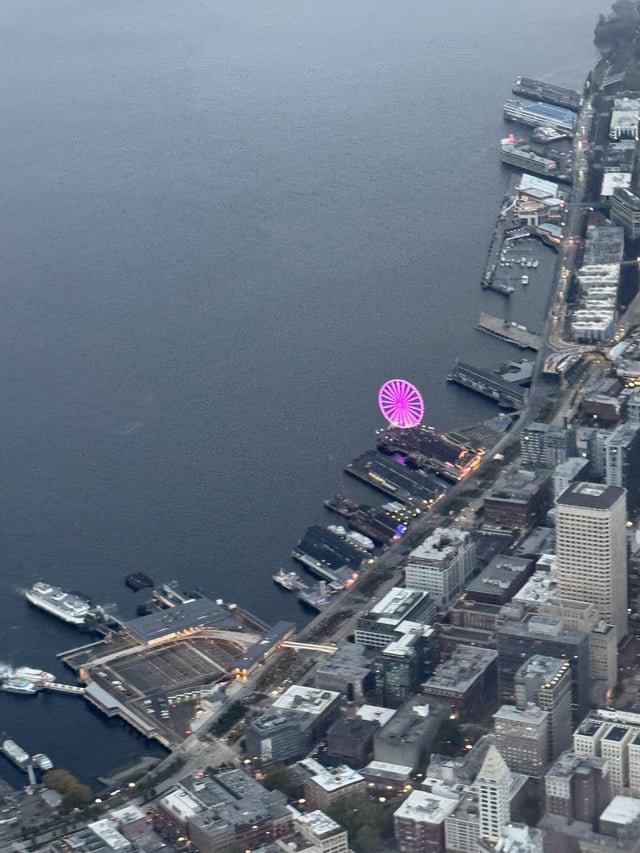 Flying in earlier today from vancouver.
