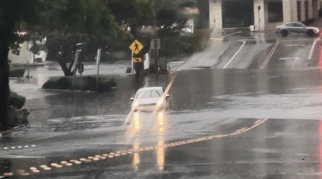Avoid flooded streets