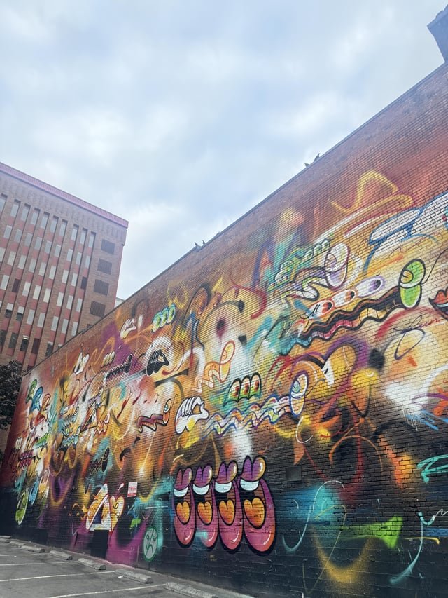 Anyone know who did this mural? Honestly some of the coolest/most interesting street art I’ve seen in a min, but I do like the weird stuff🤓