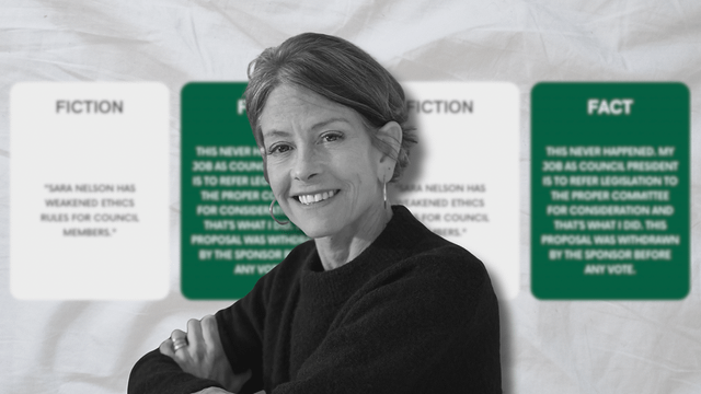 Fact: Council President Sara Nelson’s “Fact Check” Flops