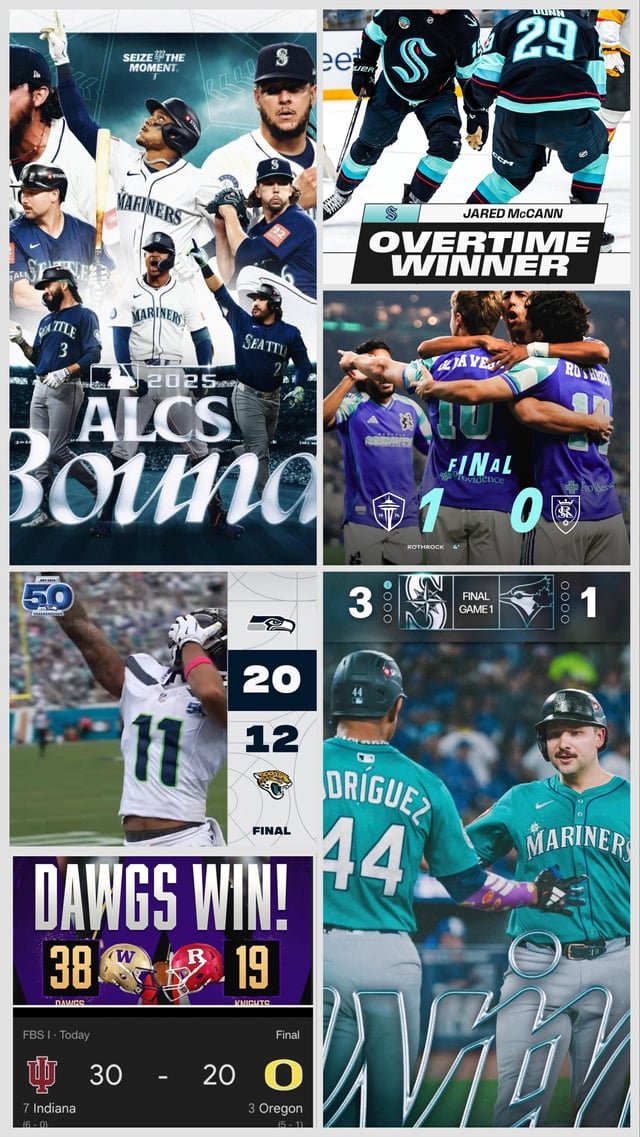 Best weekend in Seattle sports history?