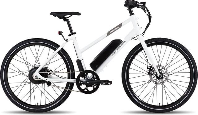 White rad power bike stolen downtown Belltown