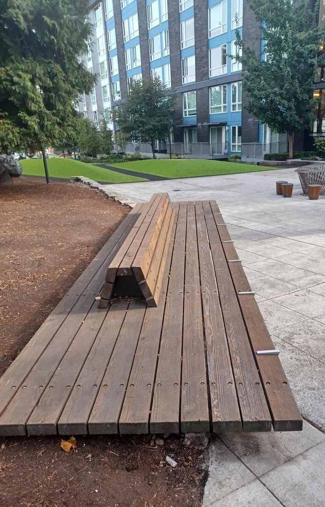 Found the exact opposite of hostile architecture in Yesler Terrace
