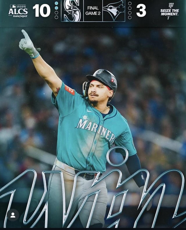 Mariners beat Bluejays 10-3 to go 2-0 in the series