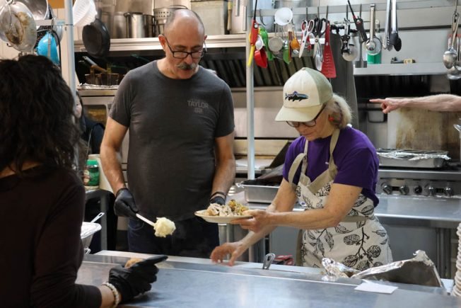 HAPPENING NOW: Free community Thanksgiving dinner at West Seattle Eagles