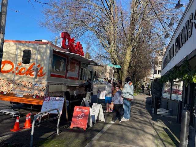 HAPPENING NOW: Dick’s Drive-In truck, weekend sale at Thunder Road Guitars
