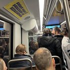 Trains packed like tuna can