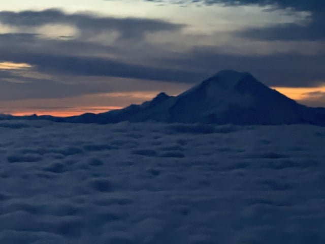 While leaving Seattle…