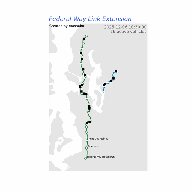 Federal Way Link Extension Opening Day Simulations (Starts at 11am)