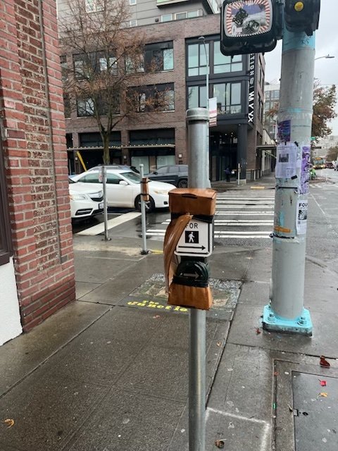 No, Walk All Ways is NOT changing. Here’s what SDOT says California/Alaska intersection’s new pushbuttons are for