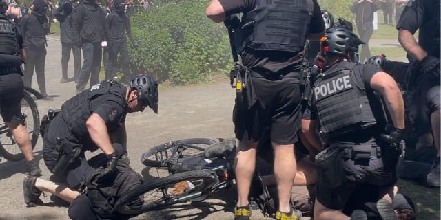 ‘Go in heavy’—SPD’s violent May sortie into Cal Anderson started with a balloon