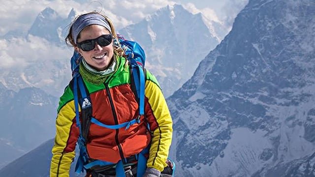 She learned to climb on Mt. Rainier. Then became the first American woman to summit Everest without supplemental oxygen.