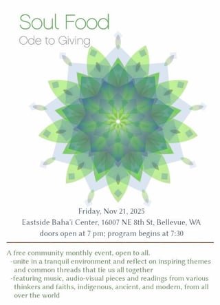 Cool interfaith event tomorrow
