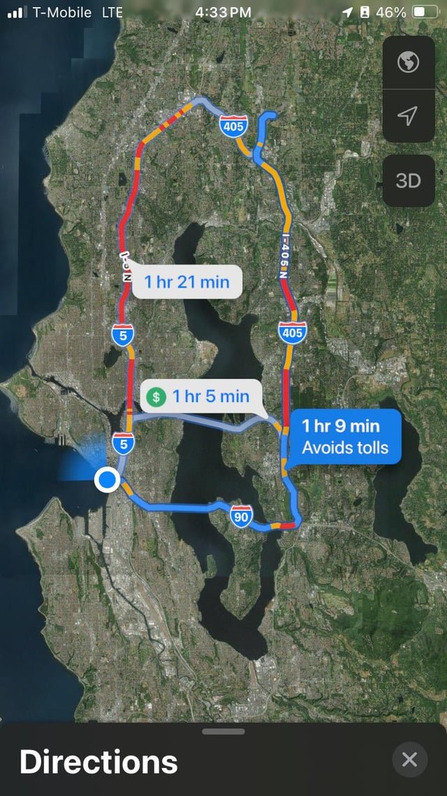 I feel like I got Rick rolled by traffic expectations after this morning’s light commute