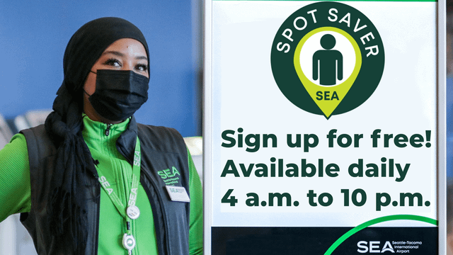 PSA – SeaTac Spot Savers takes reservations 5 days in advance
