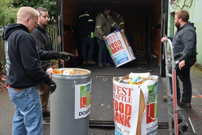 GIVING: Nucor Steel and its workers outdo themselves with this year’s West Seattle Food Bank gifts