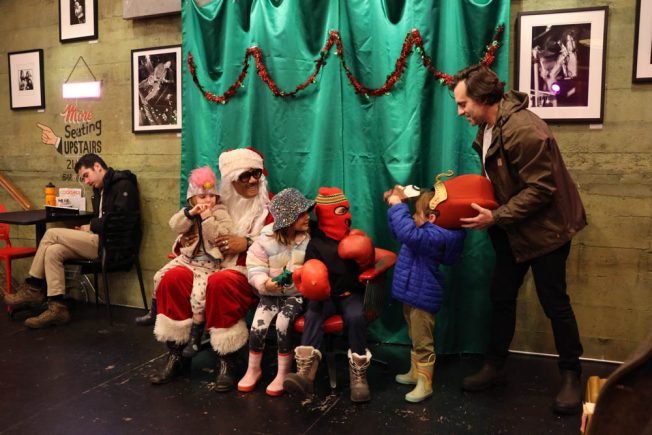 HAPPENING NOW: ‘Foto fun’ with Cocoa Cris Cringle at Easy Street Records