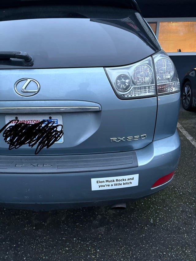 New bumper sticker I saw