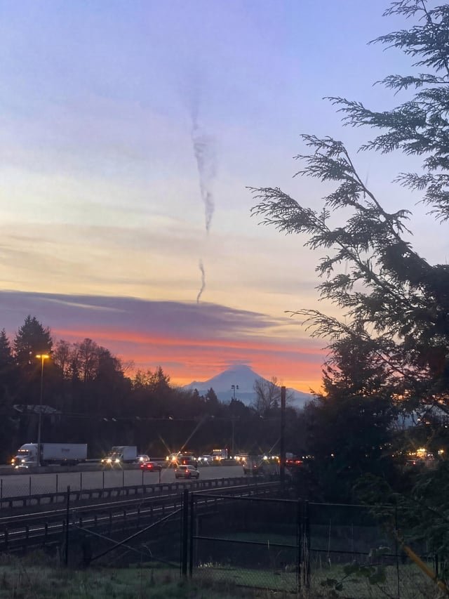 Yesterday morning from my yard