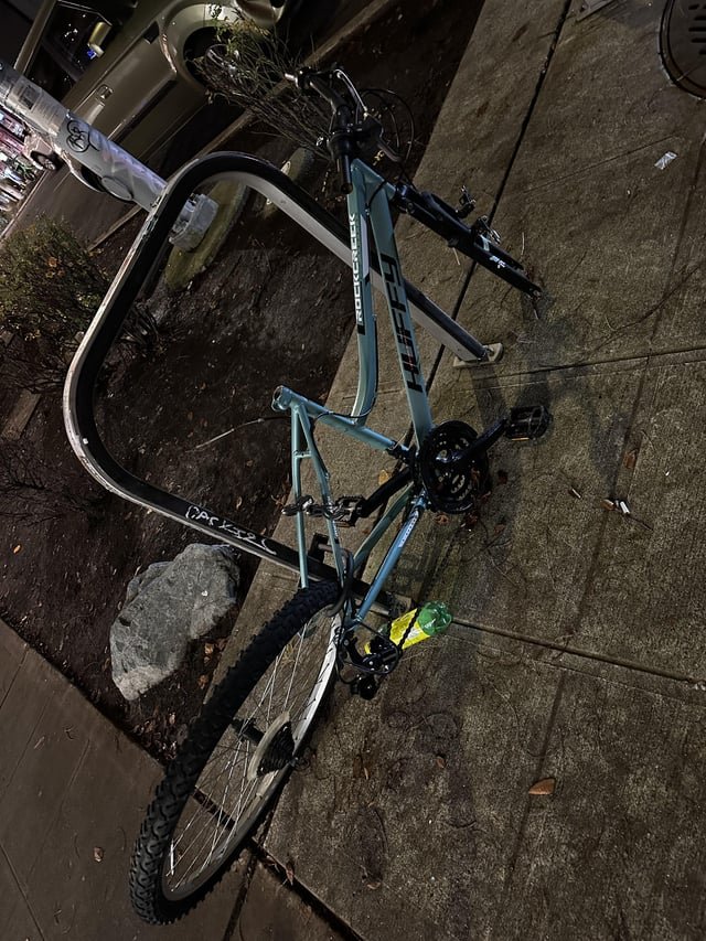 Just curious; how much does a single front bicycle tire + one seat actually fetch on the black market??
